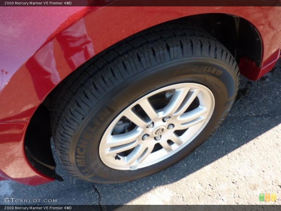 2009 Mercury Mariner V6 Premier 4WD Wheel and Tire Photo #45242398