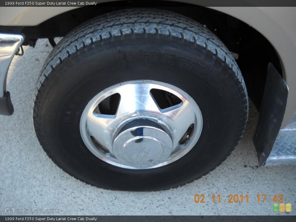 1999 Ford F350 Super Duty Lariat Crew Cab Dually Wheel and Tire Photo #45246278
