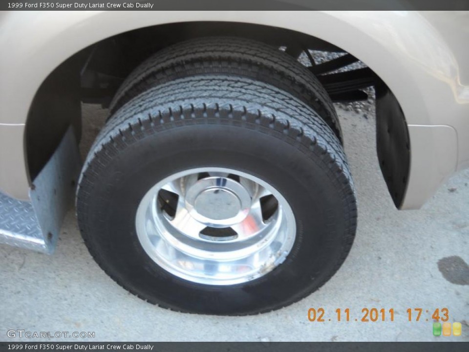 1999 Ford F350 Super Duty Lariat Crew Cab Dually Wheel and Tire Photo #45246286