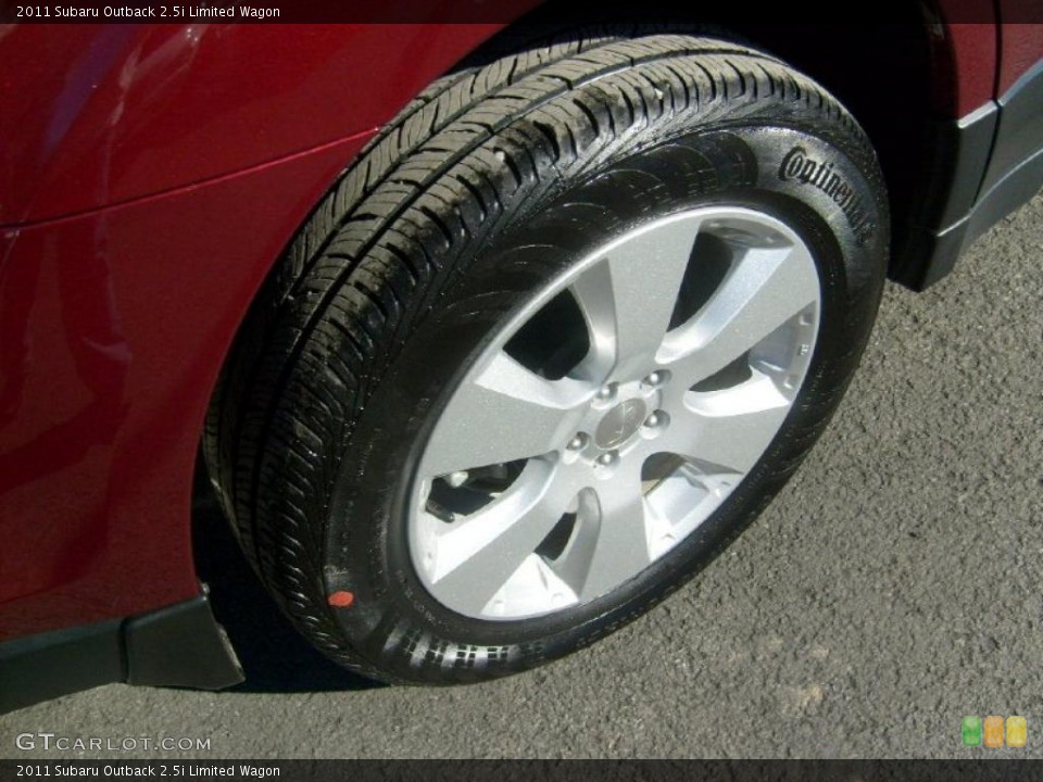 2011 Subaru Outback 2.5i Limited Wagon Wheel and Tire Photo #45251928