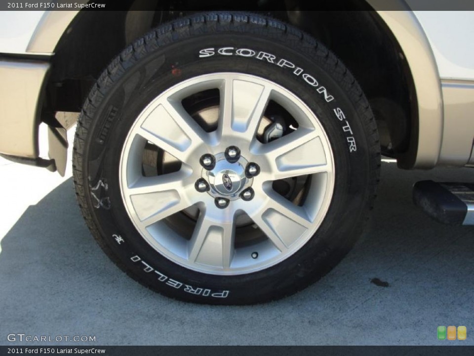 2011 Ford F150 Lariat SuperCrew Wheel and Tire Photo #45257328