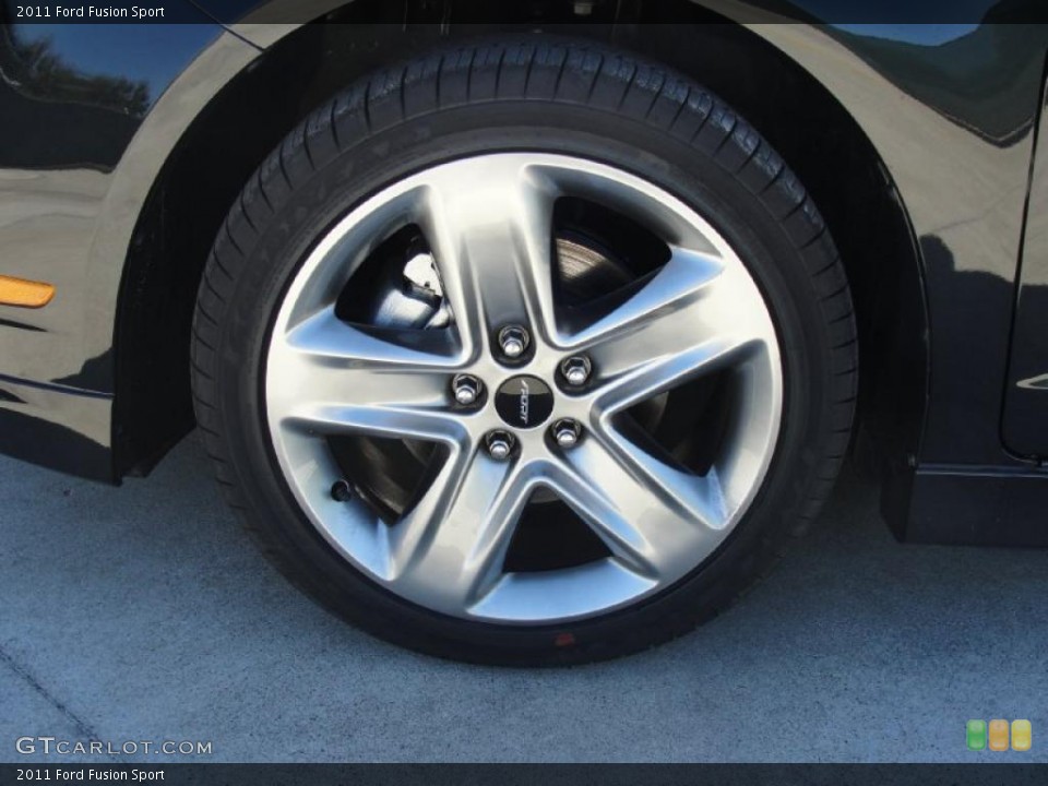 2011 Ford Fusion Sport Wheel and Tire Photo #45258759