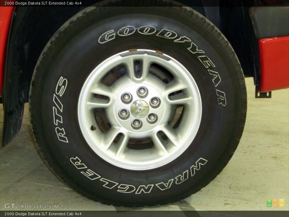 2000 Dodge Dakota SLT Extended Cab 4x4 Wheel and Tire Photo #45273719