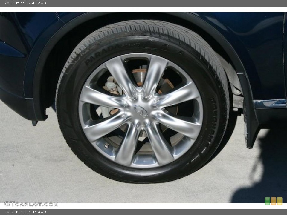 2007 Infiniti FX 45 AWD Wheel and Tire Photo #45278473