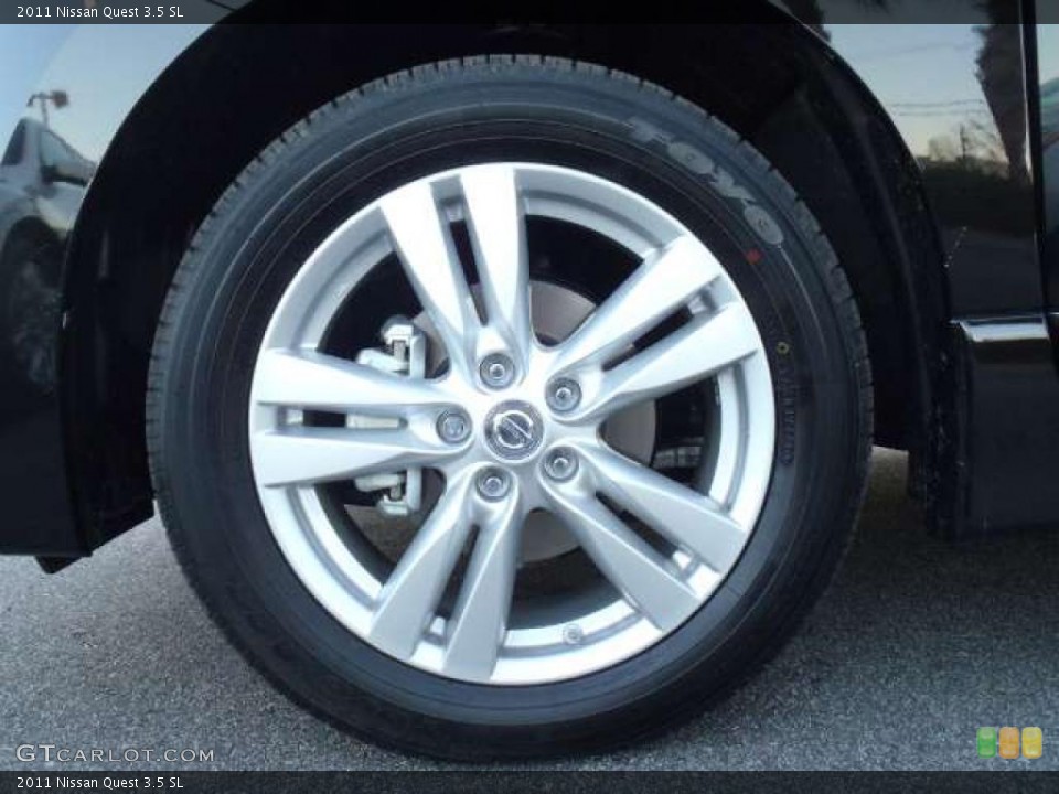 2011 Nissan Quest 3.5 SL Wheel and Tire Photo #45283270