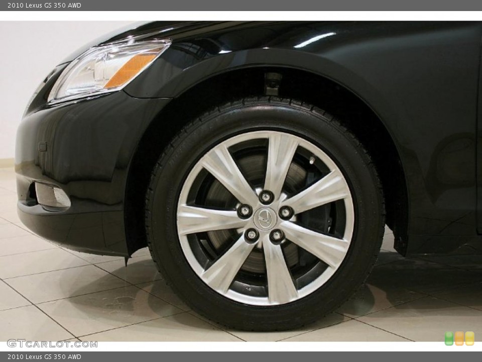 2010 Lexus GS 350 AWD Wheel and Tire Photo #45285455