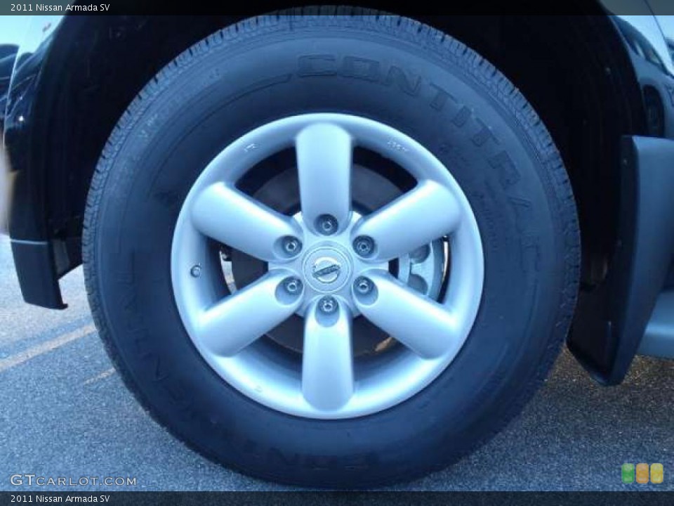 2011 Nissan Armada SV Wheel and Tire Photo #45287015