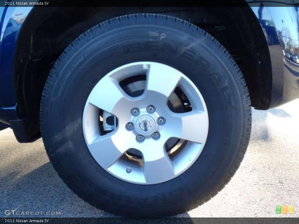 2011 Nissan Armada SV Wheel and Tire Photo #45287123