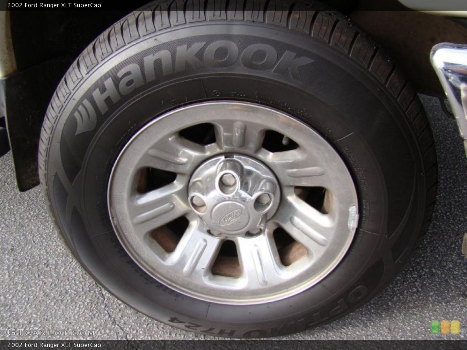 2002 Ford Ranger XLT SuperCab Wheel and Tire Photo #45289647