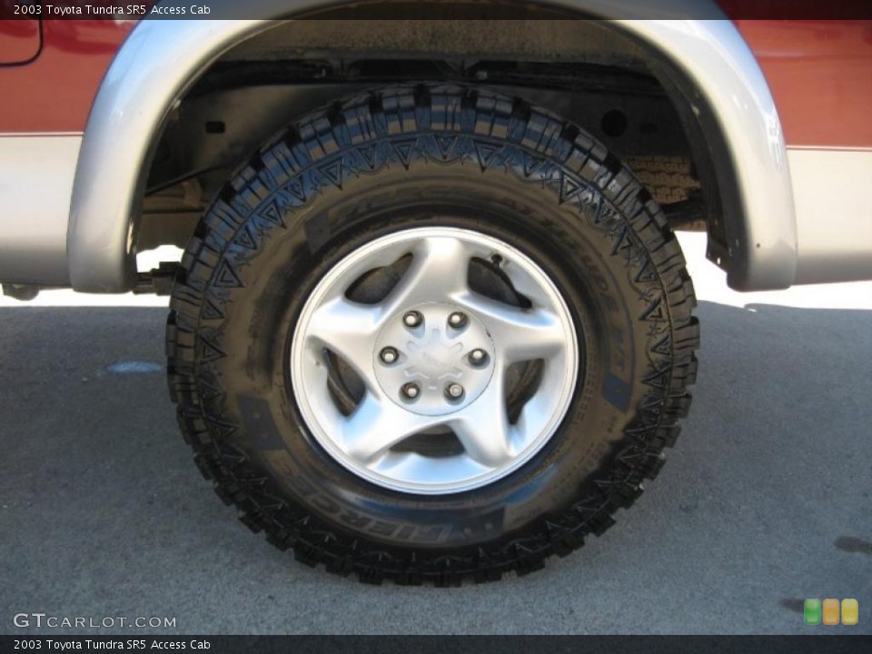 2003 Toyota Tundra SR5 Access Cab Wheel and Tire Photo #45296389