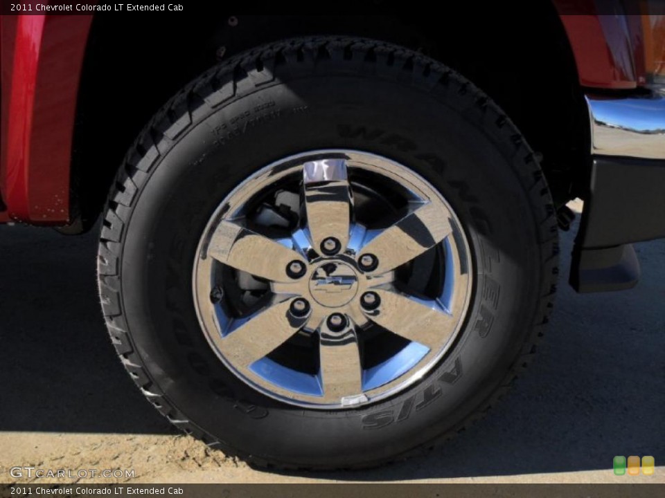 2011 Chevrolet Colorado LT Extended Cab Wheel and Tire Photo #45298998