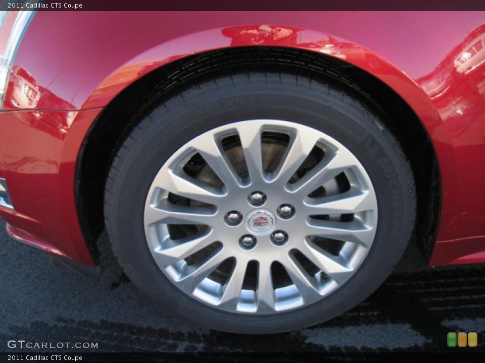 2011 Cadillac CTS Coupe Wheel and Tire Photo #45299337