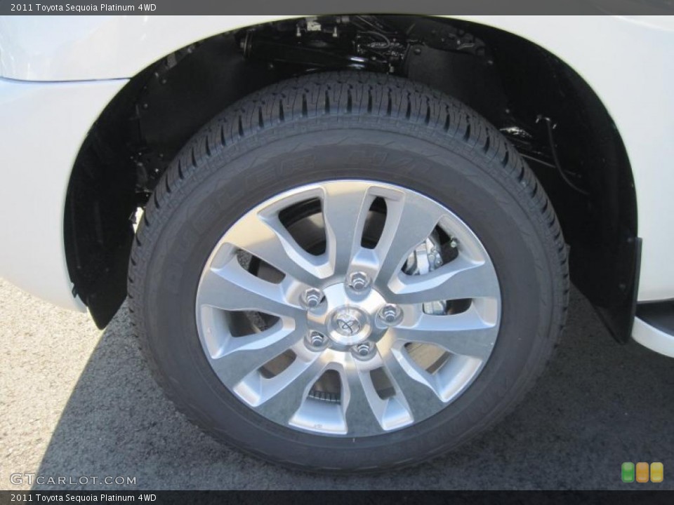 2011 Toyota Sequoia Platinum 4WD Wheel and Tire Photo #45301661