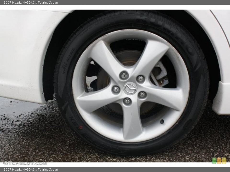 2007 Mazda MAZDA6 s Touring Sedan Wheel and Tire Photo #45301753