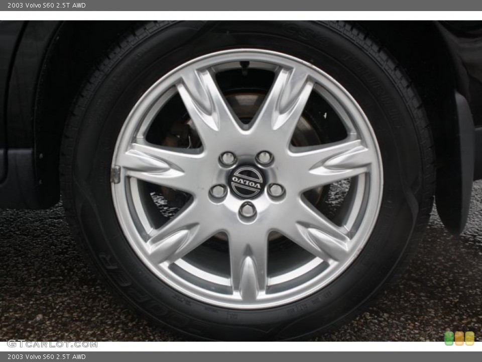 2003 Volvo S60 2.5T AWD Wheel and Tire Photo #45302809
