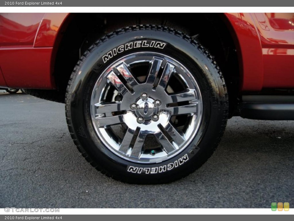 2010 Ford Explorer Limited 4x4 Wheel and Tire Photo #45305825