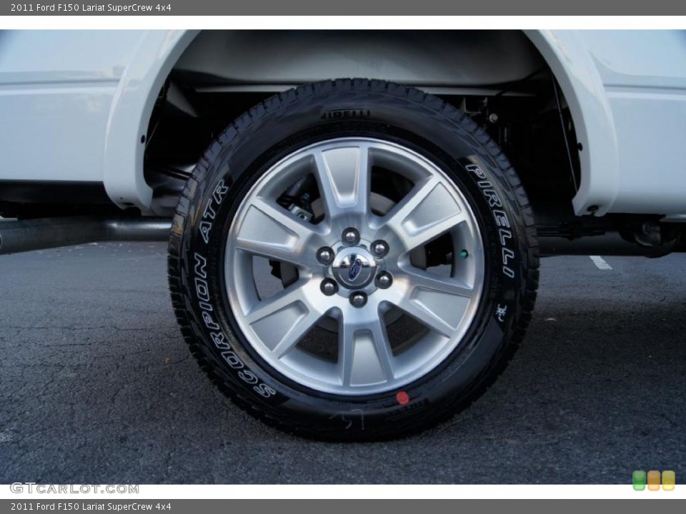 2011 Ford F150 Lariat SuperCrew 4x4 Wheel and Tire Photo #45306705