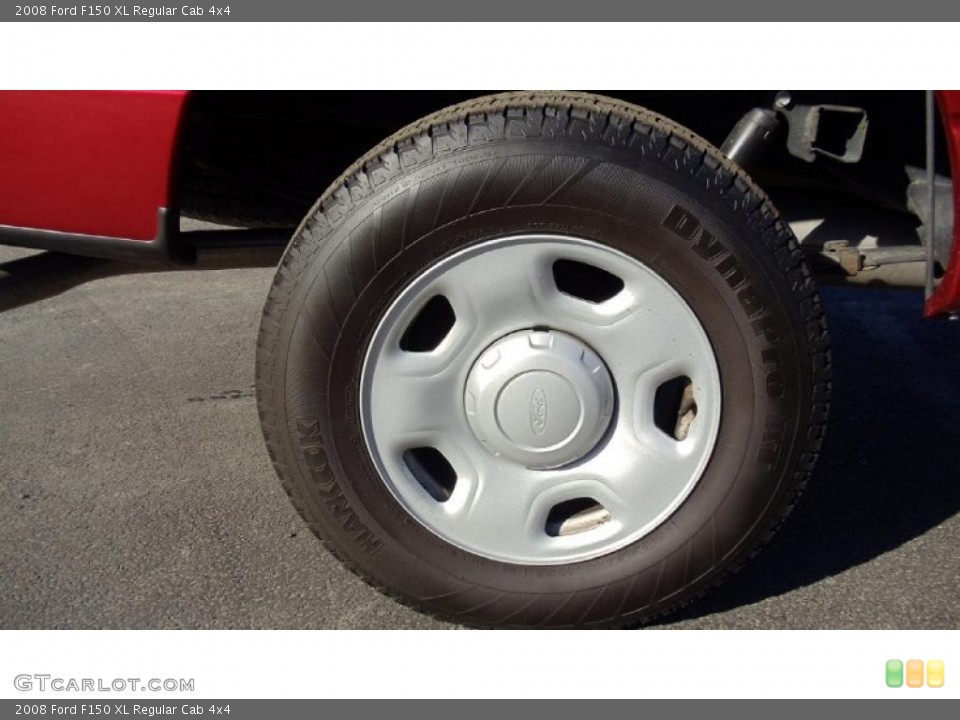 2008 Ford F150 XL Regular Cab 4x4 Wheel and Tire Photo #45325590