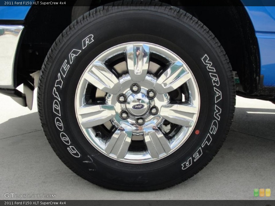 2011 Ford F150 XLT SuperCrew 4x4 Wheel and Tire Photo #45326790