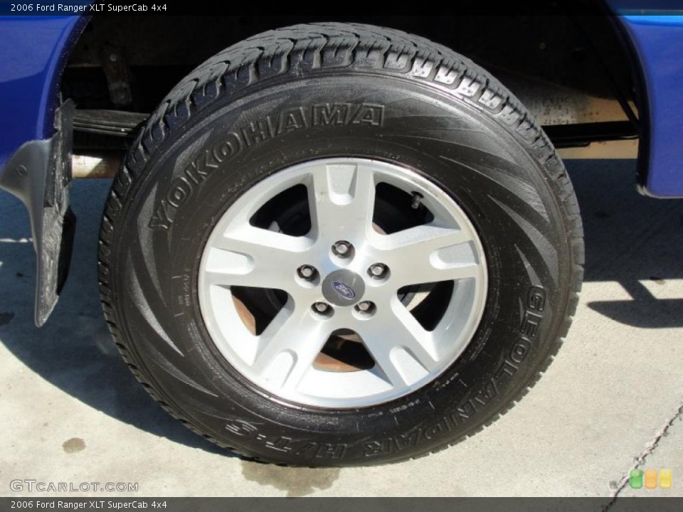 2006 Ford Ranger XLT SuperCab 4x4 Wheel and Tire Photo #45327135