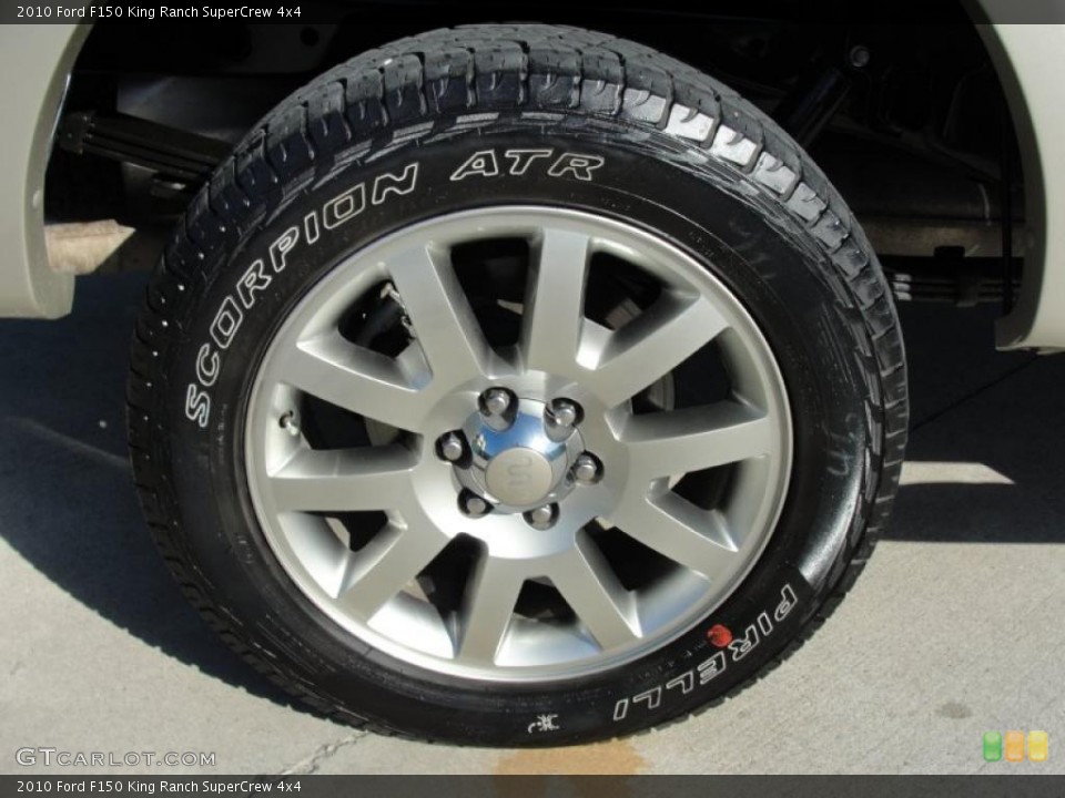 2010 Ford F150 King Ranch SuperCrew 4x4 Wheel and Tire Photo #45328787