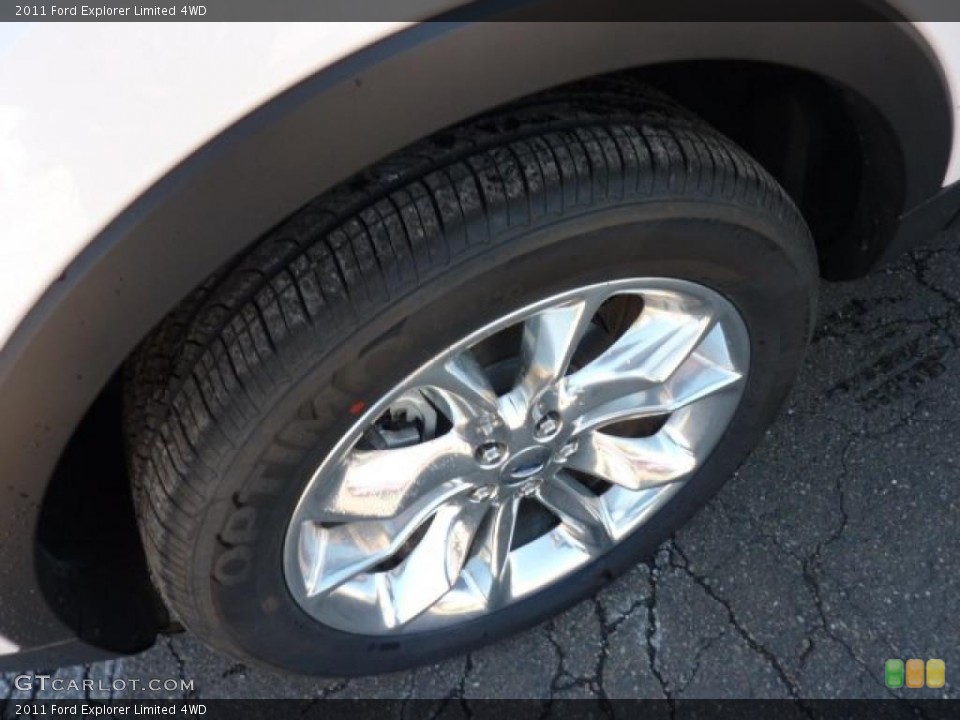 2011 Ford Explorer Limited 4WD Wheel and Tire Photo #45333756