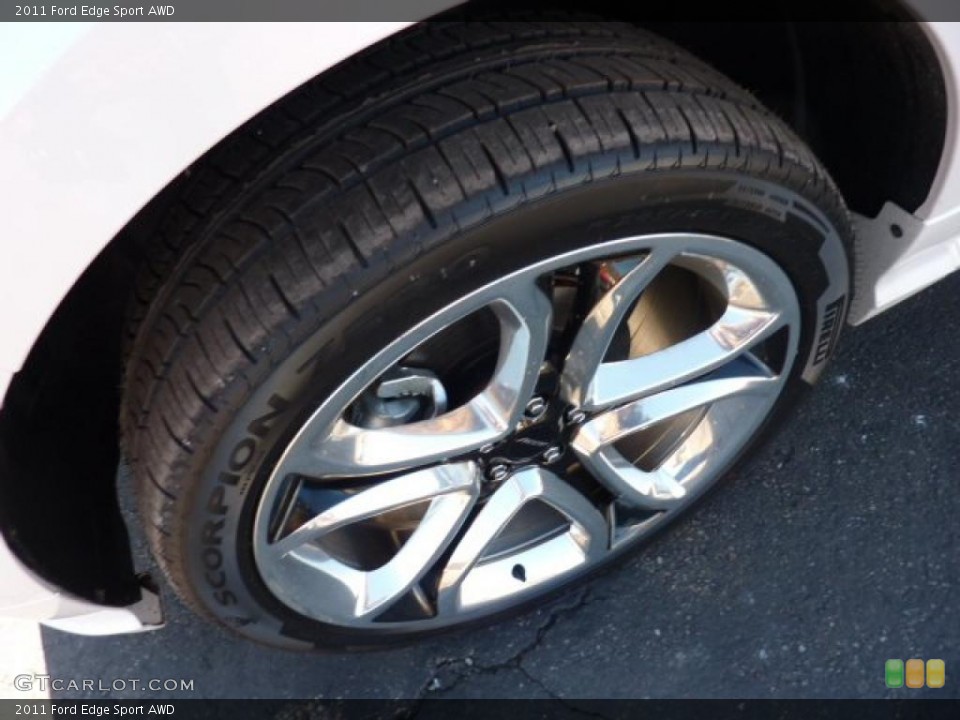 2011 Ford Edge Sport AWD Wheel and Tire Photo #45334092