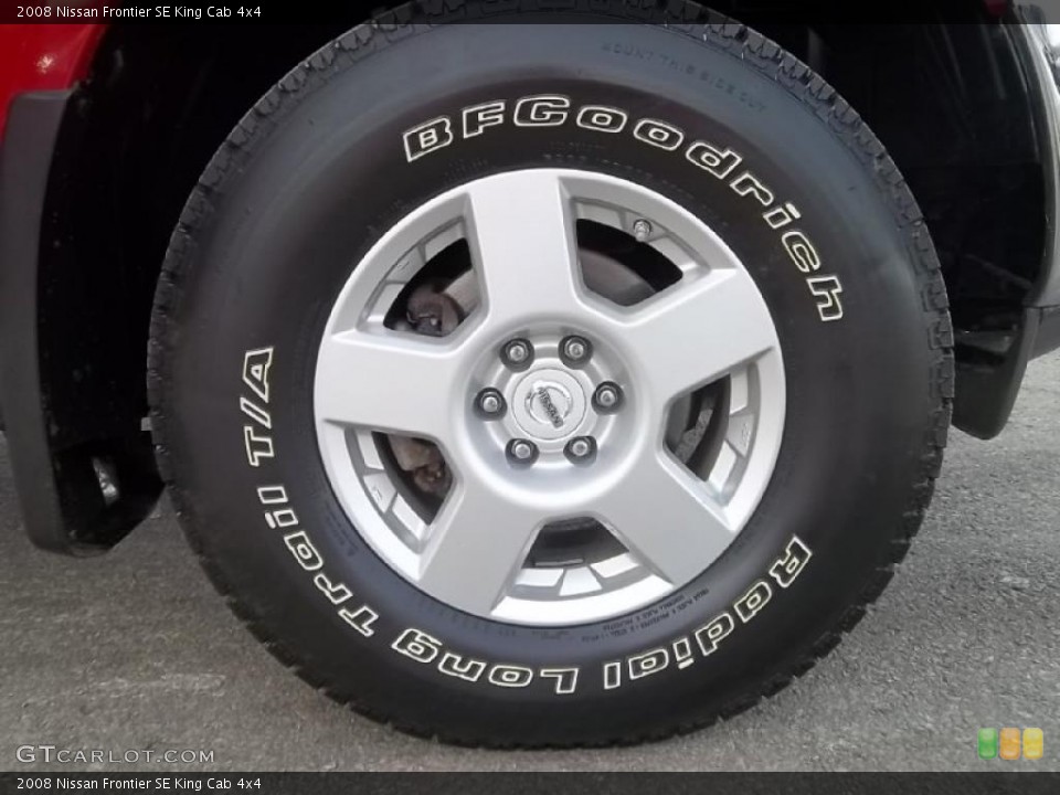 2008 Nissan Frontier SE King Cab 4x4 Wheel and Tire Photo #45344289