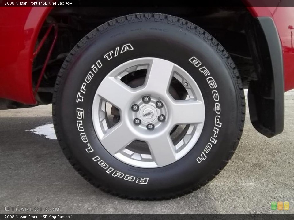 2008 Nissan Frontier SE King Cab 4x4 Wheel and Tire Photo #45344297
