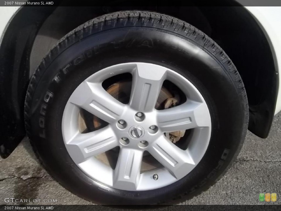 2007 Nissan Murano SL AWD Wheel and Tire Photo #45345153