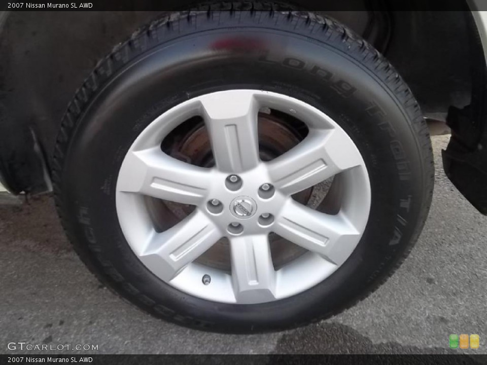2007 Nissan Murano SL AWD Wheel and Tire Photo #45345169