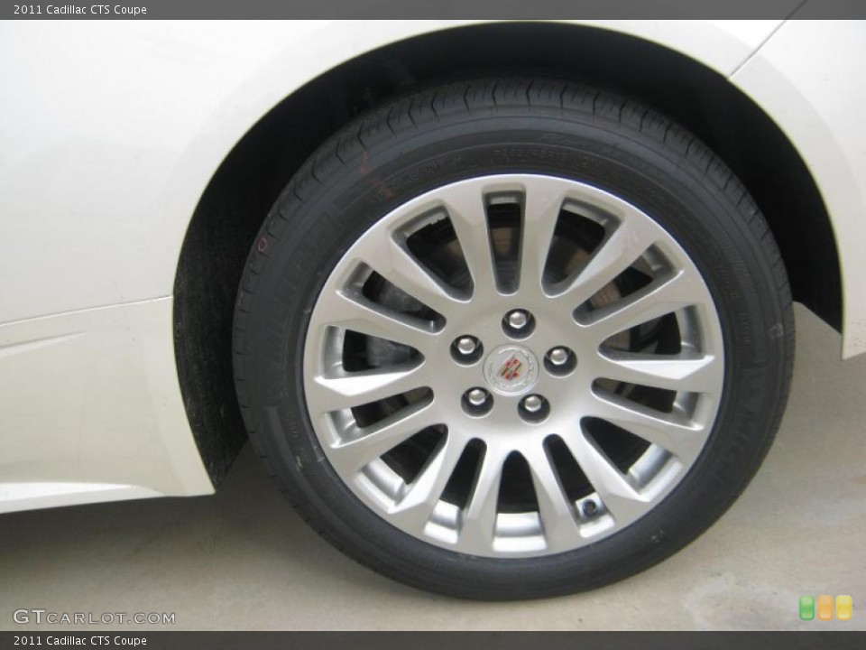 2011 Cadillac CTS Coupe Wheel and Tire Photo #45353843