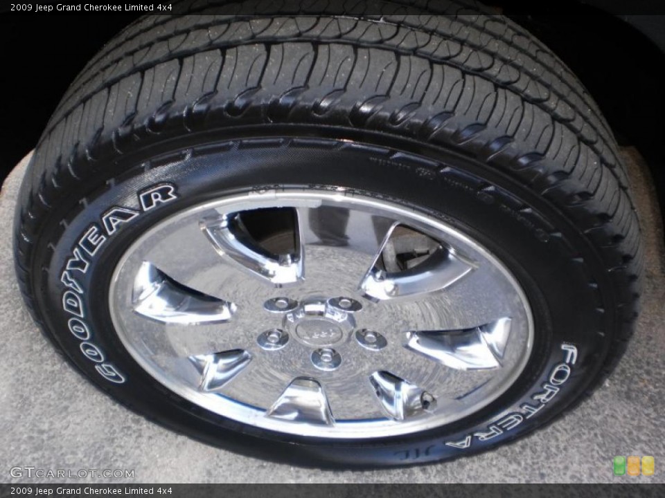2009 Jeep Grand Cherokee Limited 4x4 Wheel and Tire Photo #45354512
