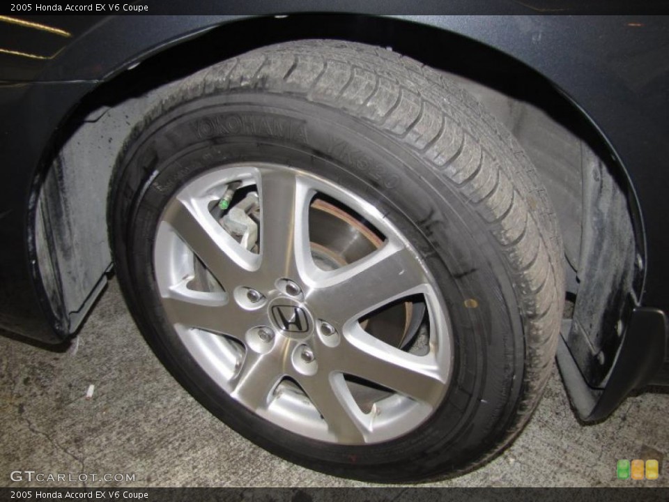 2005 Honda Accord EX V6 Coupe Wheel and Tire Photo #45365159