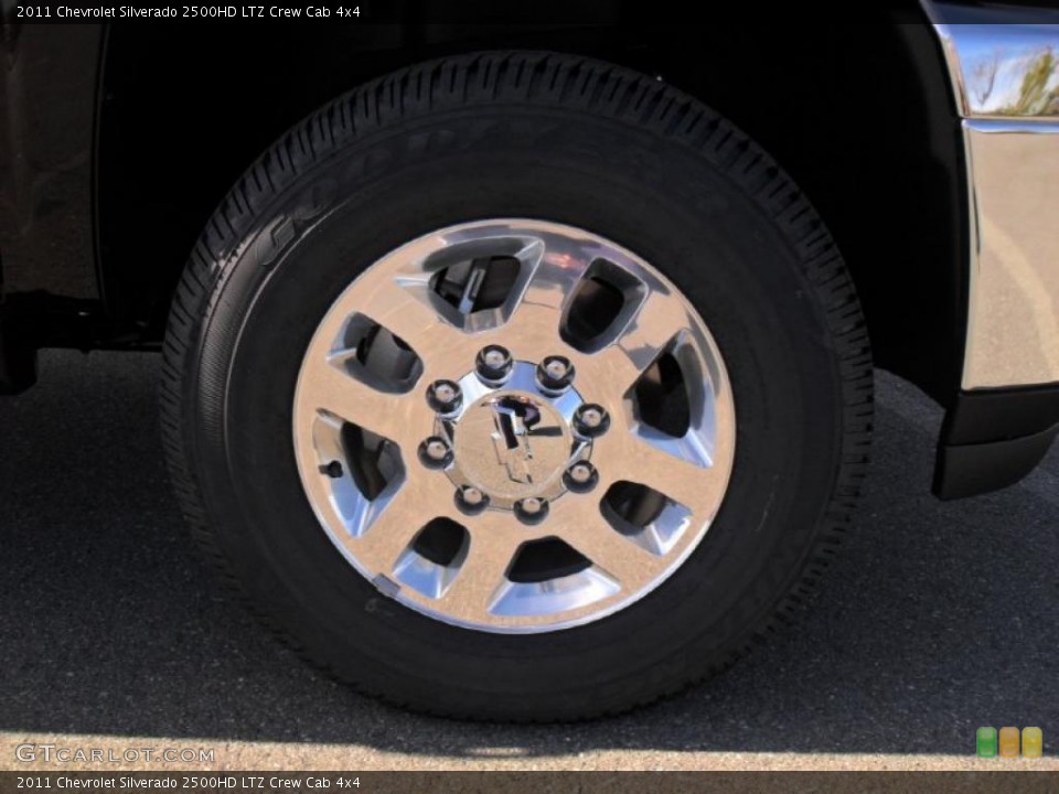 2011 Chevrolet Silverado 2500HD LTZ Crew Cab 4x4 Wheel and Tire Photo #45367267