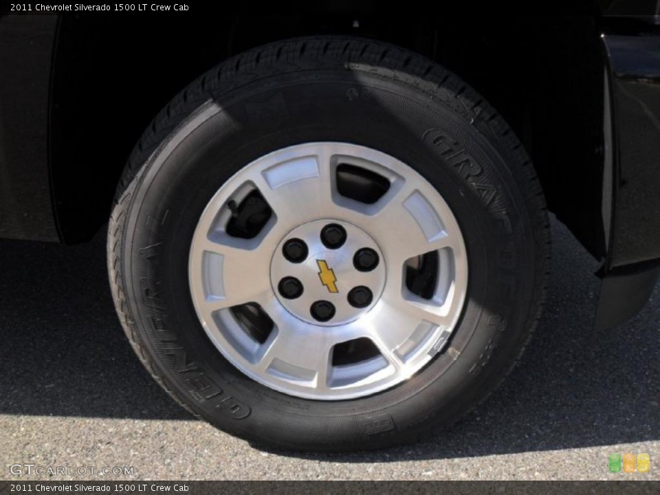 2011 Chevrolet Silverado 1500 LT Crew Cab Wheel and Tire Photo #45367383