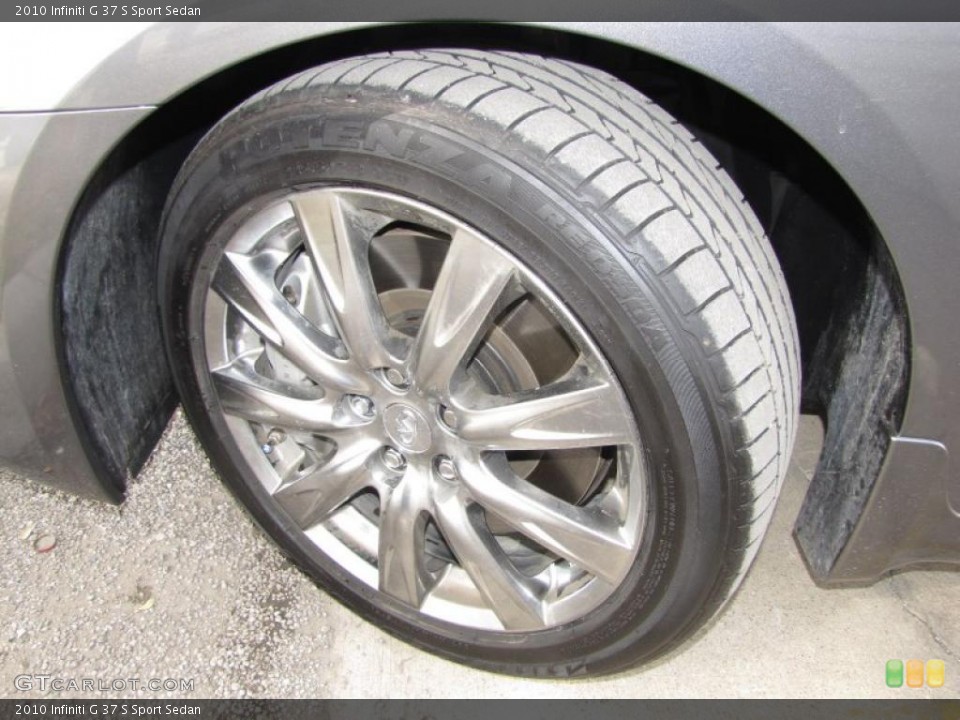 2010 Infiniti G 37 S Sport Sedan Wheel and Tire Photo #45367551