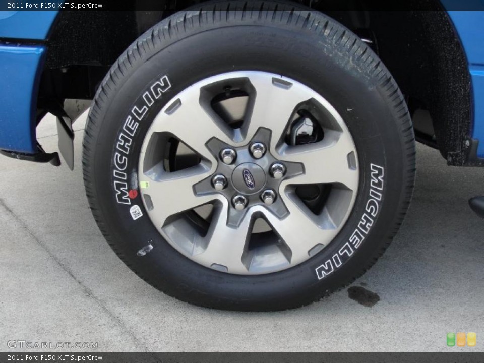 2011 Ford F150 XLT SuperCrew Wheel and Tire Photo #45369358