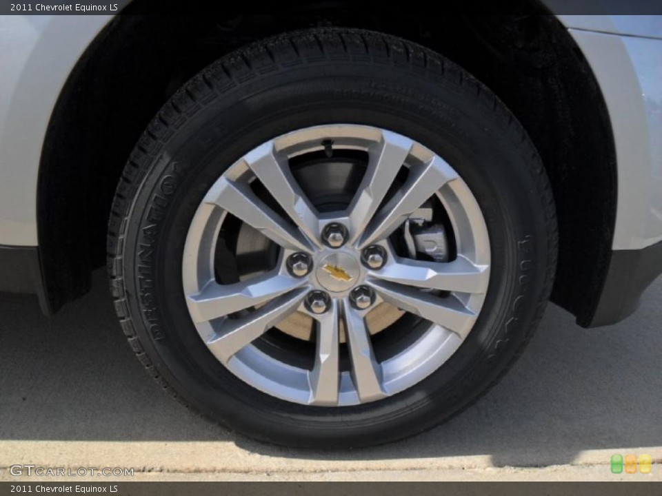 2011 Chevrolet Equinox LS Wheel and Tire Photo #45371014