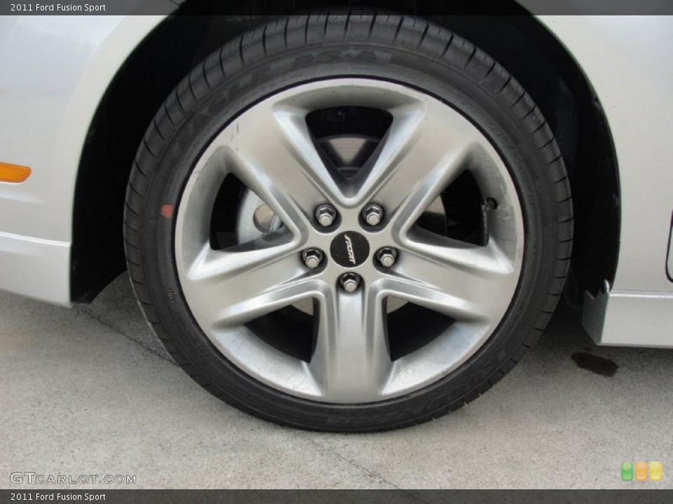 2011 Ford Fusion Sport Wheel and Tire Photo #45372268