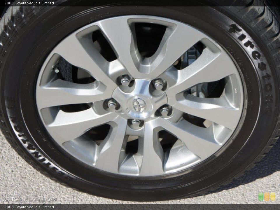 2008 Toyota Sequoia Limited Wheel and Tire Photo #45372848
