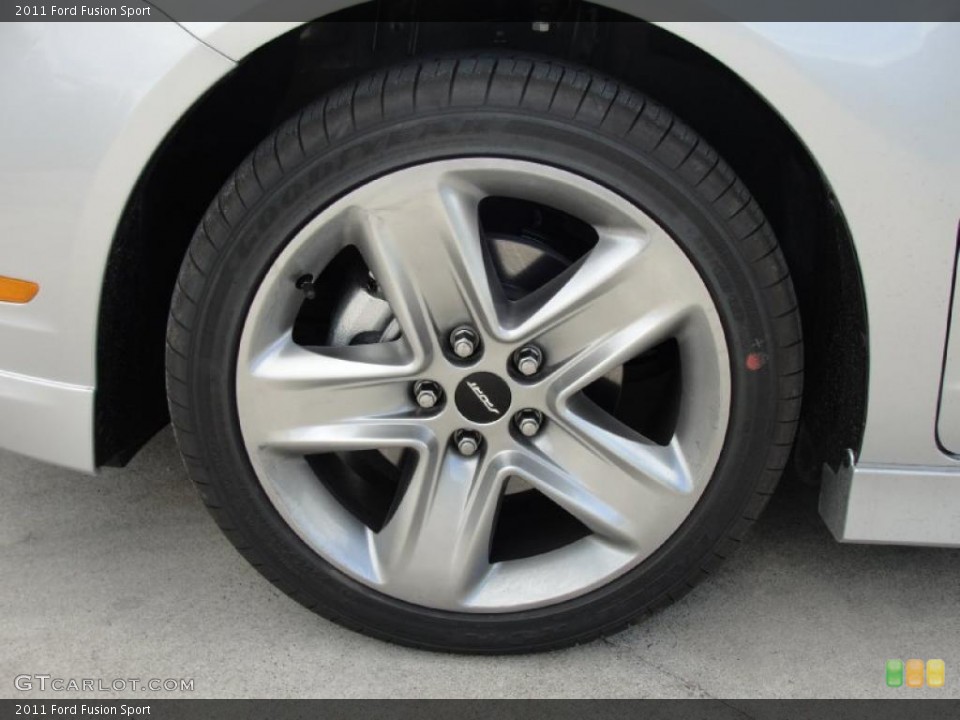 2011 Ford Fusion Sport Wheel and Tire Photo #45372970