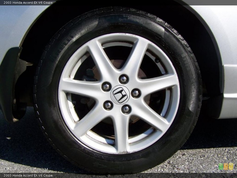 2003 Honda Accord EX V6 Coupe Wheel and Tire Photo #45373685