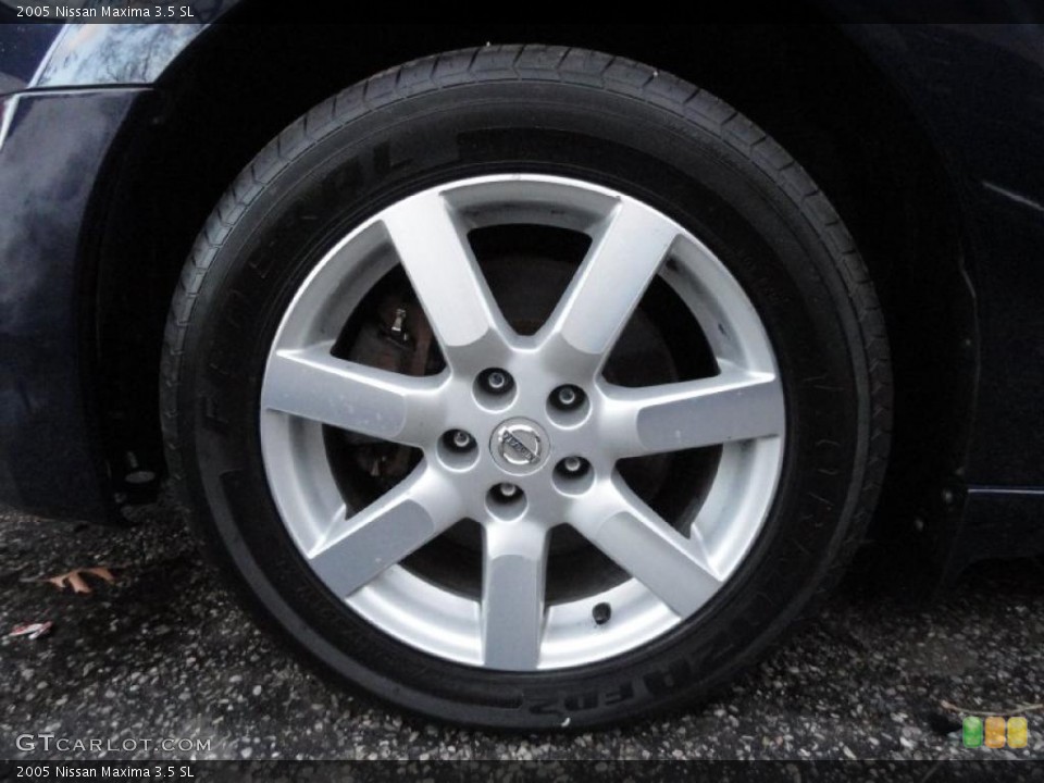 2005 Nissan Maxima 3.5 SL Wheel and Tire Photo #45374345