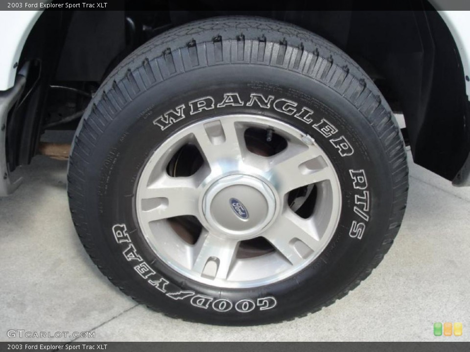2003 Ford Explorer Sport Trac XLT Wheel and Tire Photo #45374521