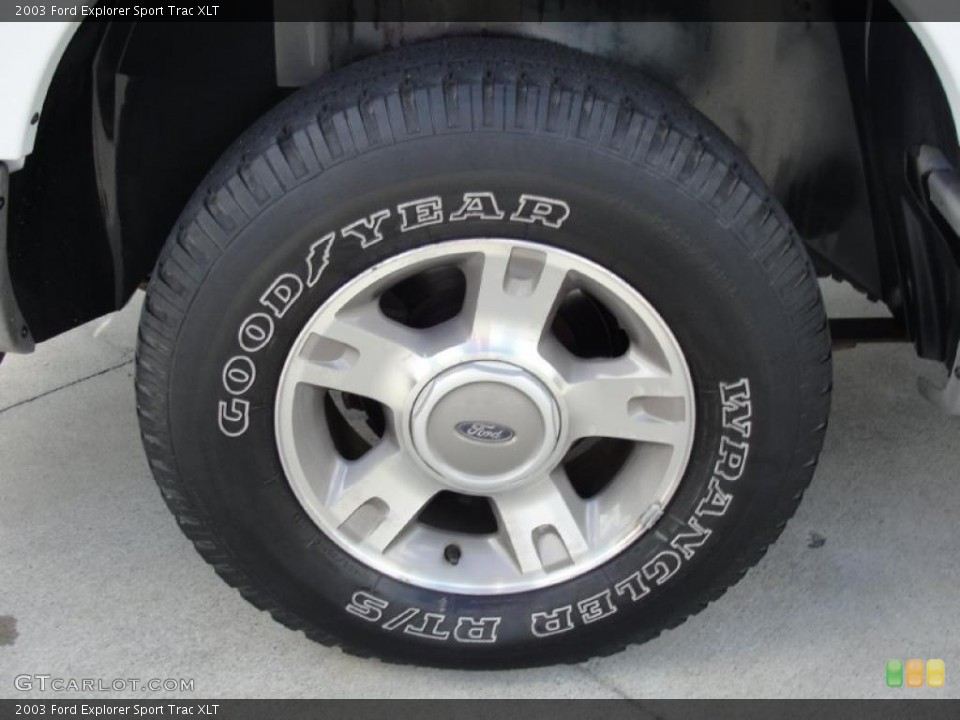 2003 Ford Explorer Sport Trac XLT Wheel and Tire Photo #45374529
