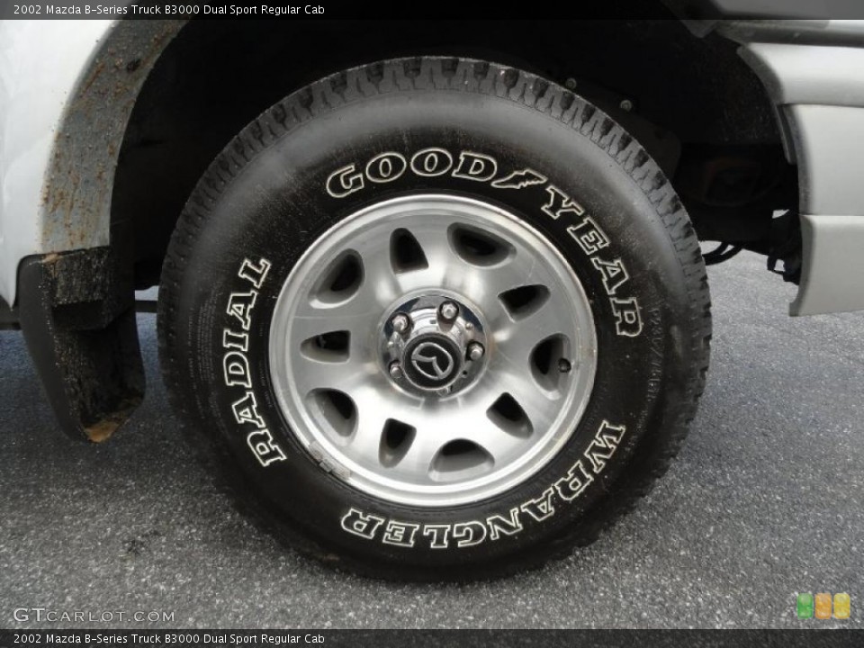 2002 Mazda B-Series Truck B3000 Dual Sport Regular Cab Wheel and Tire Photo #45375353