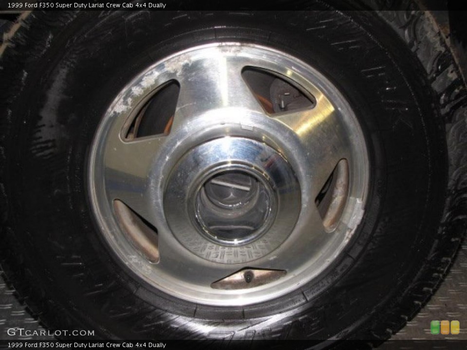 1999 Ford F350 Super Duty Lariat Crew Cab 4x4 Dually Wheel and Tire Photo #45376625