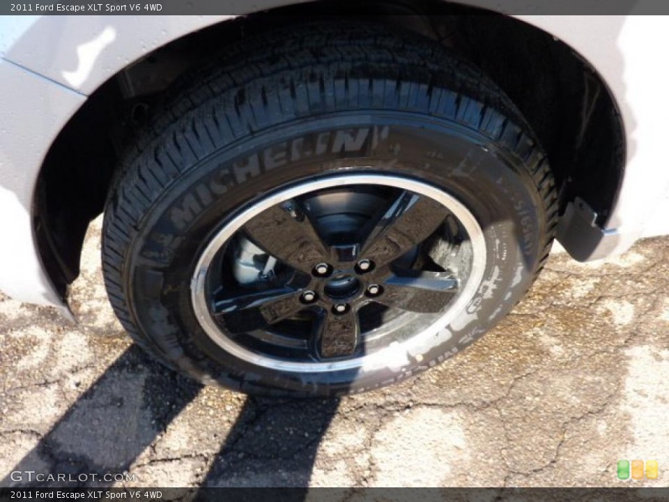 2011 Ford Escape XLT Sport V6 4WD Wheel and Tire Photo #45382582