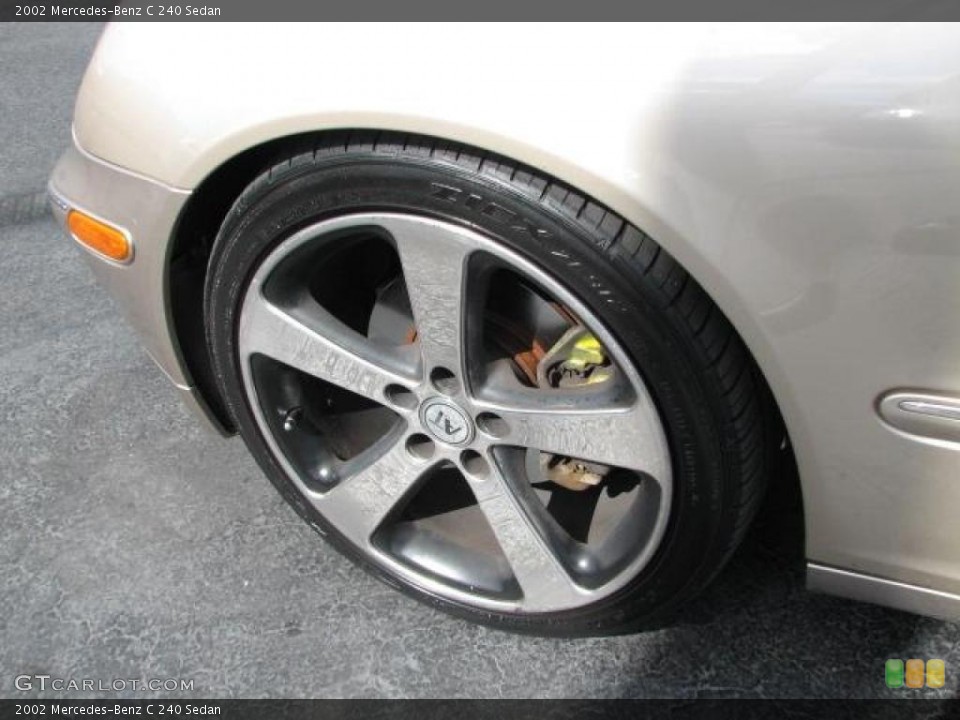 2002 Mercedes-Benz C Custom Wheel and Tire Photo #45384646
